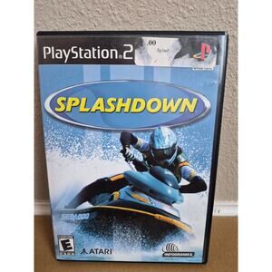 Splashdown Sony PlayStation 2, 2001 Atari Racing, Sports & Simulation Video Game